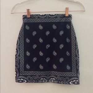 Women's O-Mighty Bandana Print Skirt Size S